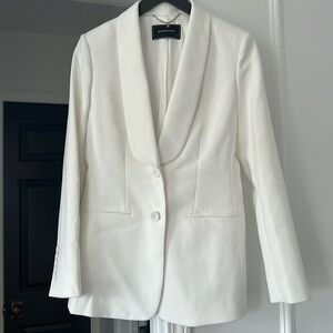 BCBGMAXAZRIA white tux blazer 6